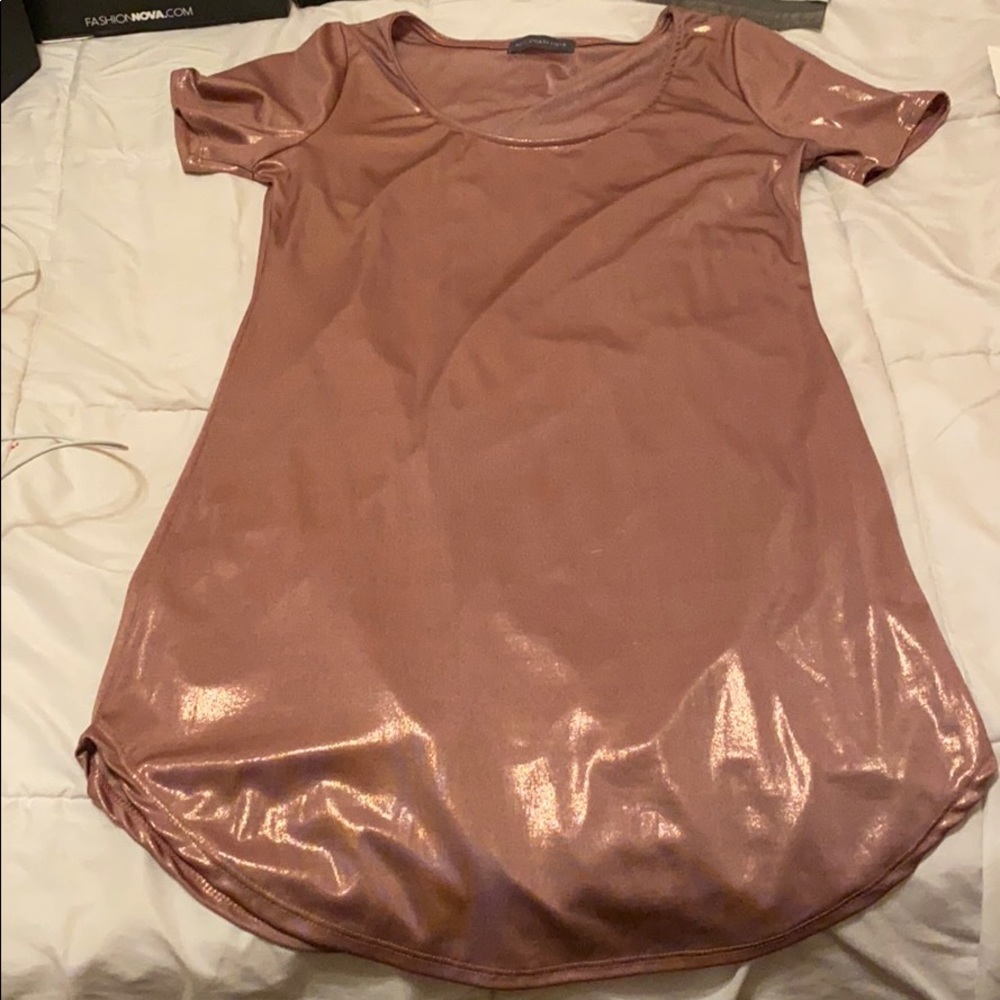 Rose gold dress